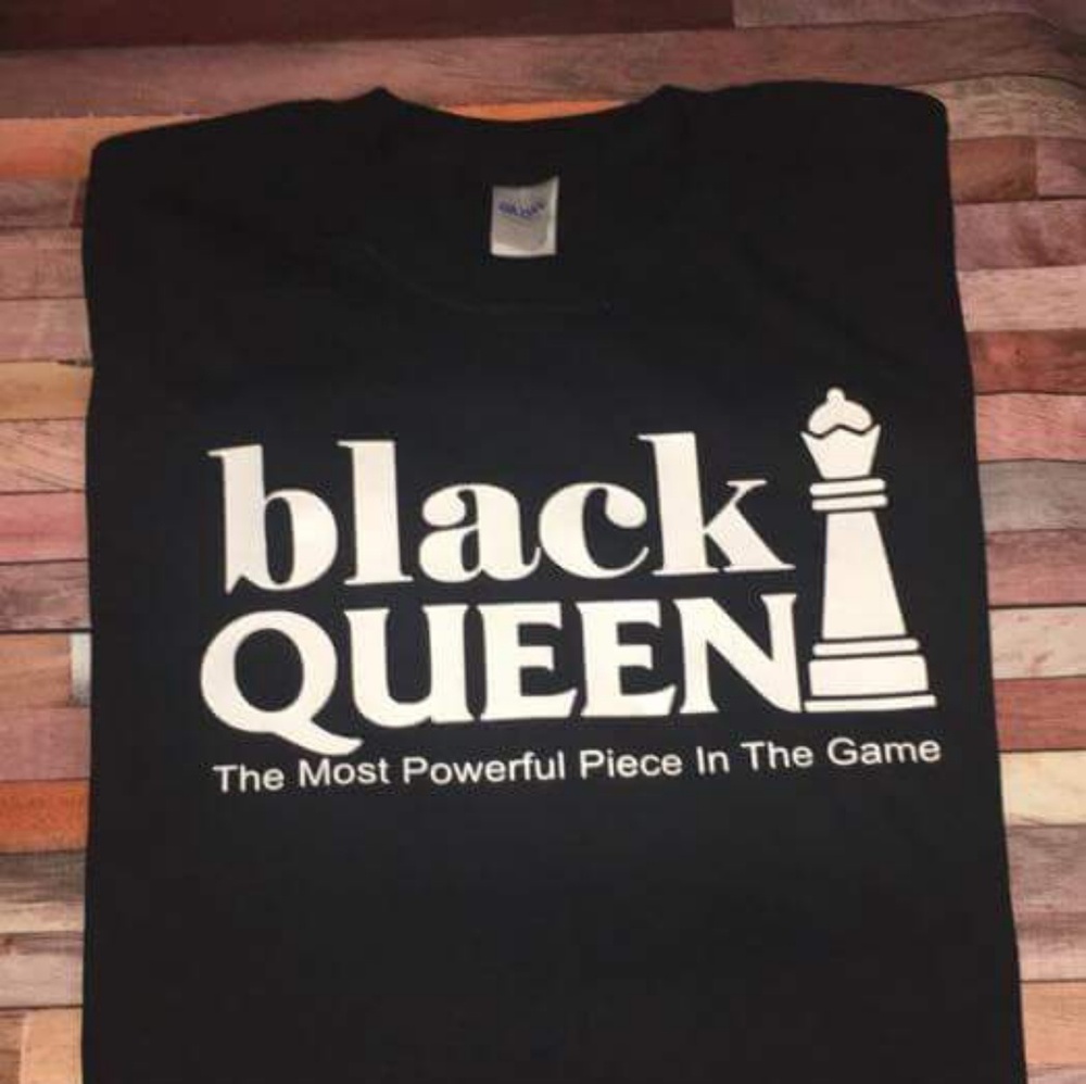 Black Queen Chest Piece Shirt